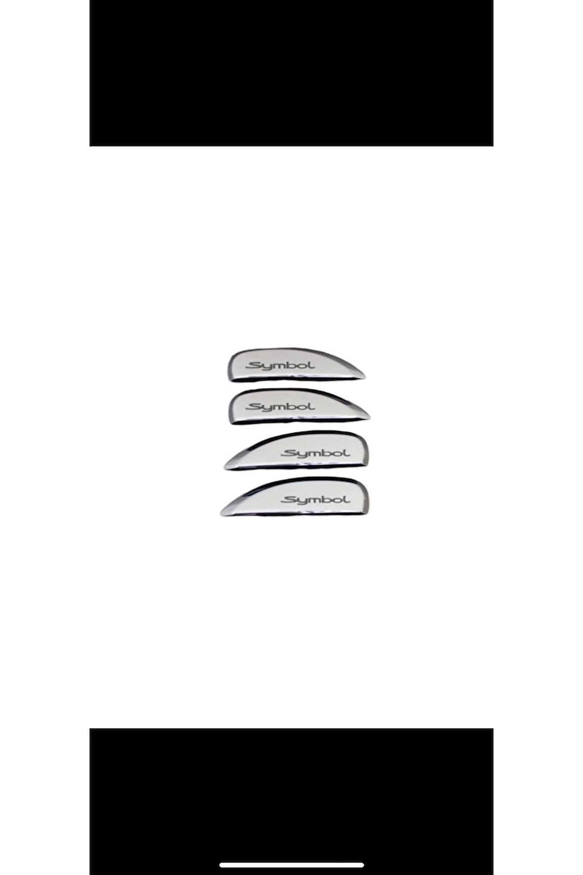 Renault Symbol Krom Kapı Kolu Symbol Yazılı 2013 ve Üzeri Modeller 4 Kapı Paslanmaz Çelik