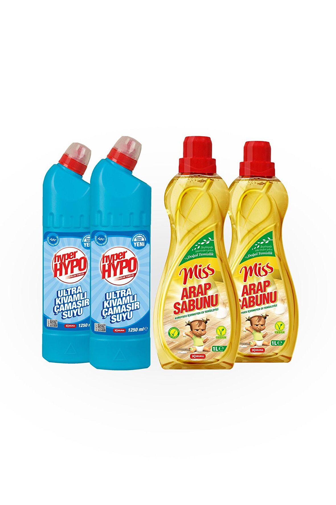 Çamaşır Suyu Okaliptus Ferahlığı X2 + Miss Arap Sabunu X2 Paketi