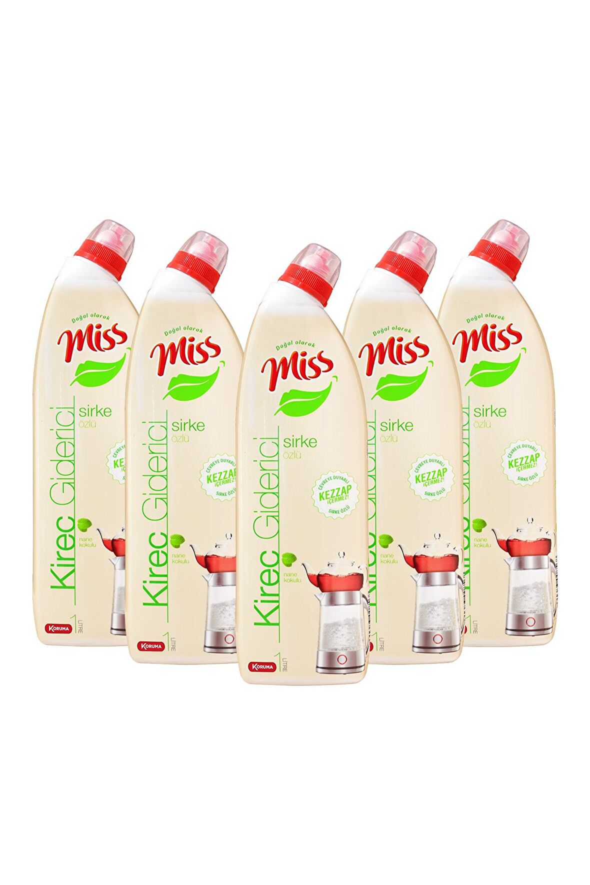 Miss Mutfak Pas ve Kireç Çözücü Sıvı 5 x 1 lt