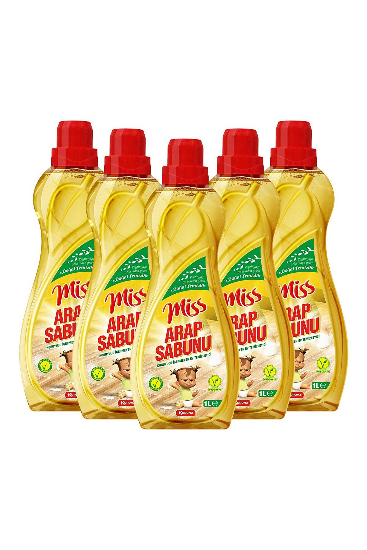 Miss Arap Sabunu Granit Sıvı Yüzey Temizleyici 5x1000 ml 