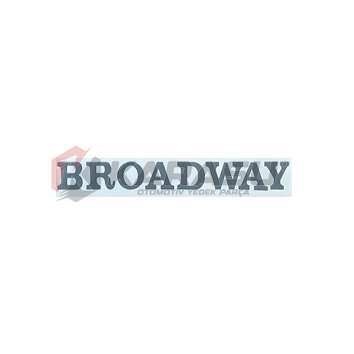 BROADWAY KAĞIT YAZI ESKİ MODEL  KOYU GRİ