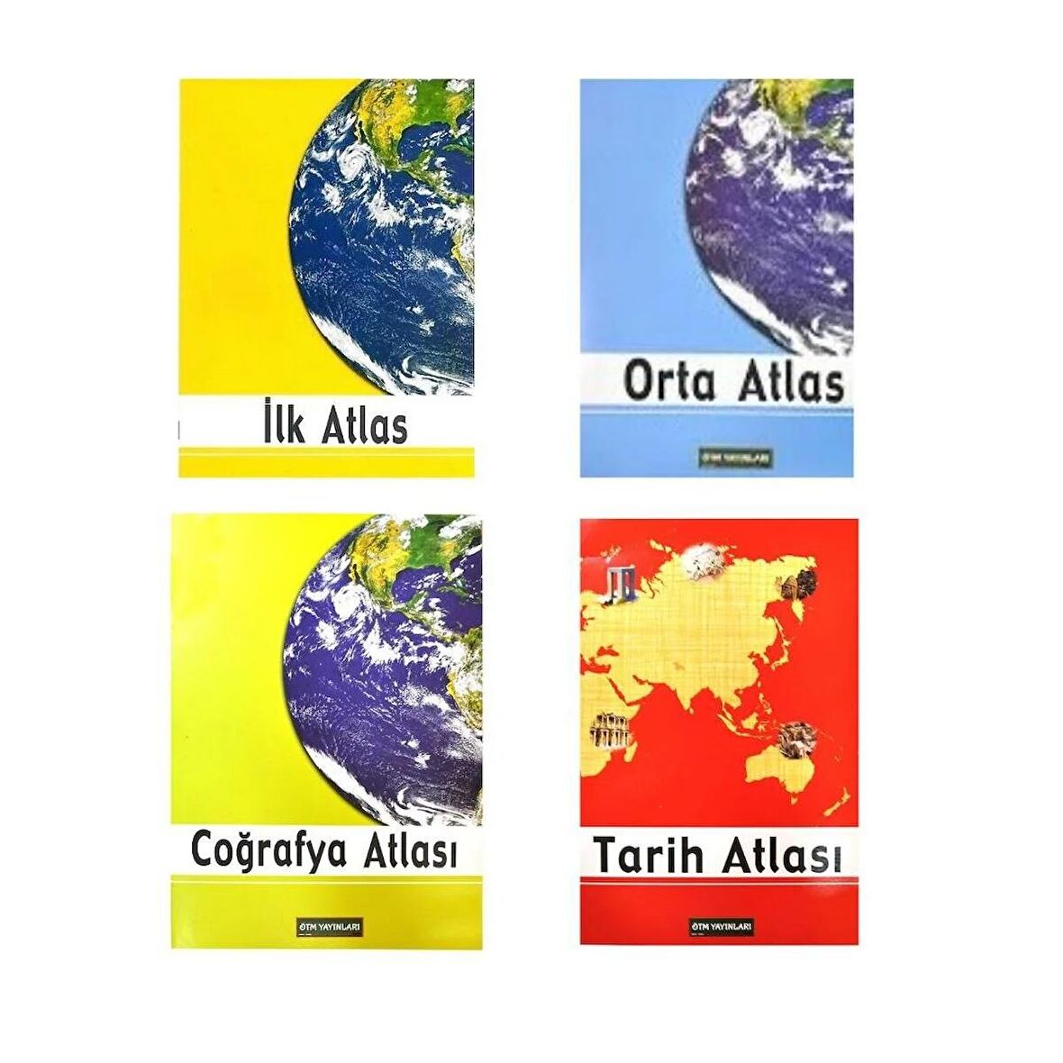 Otm Yayınları 4'lü Atlas Kitabı Set