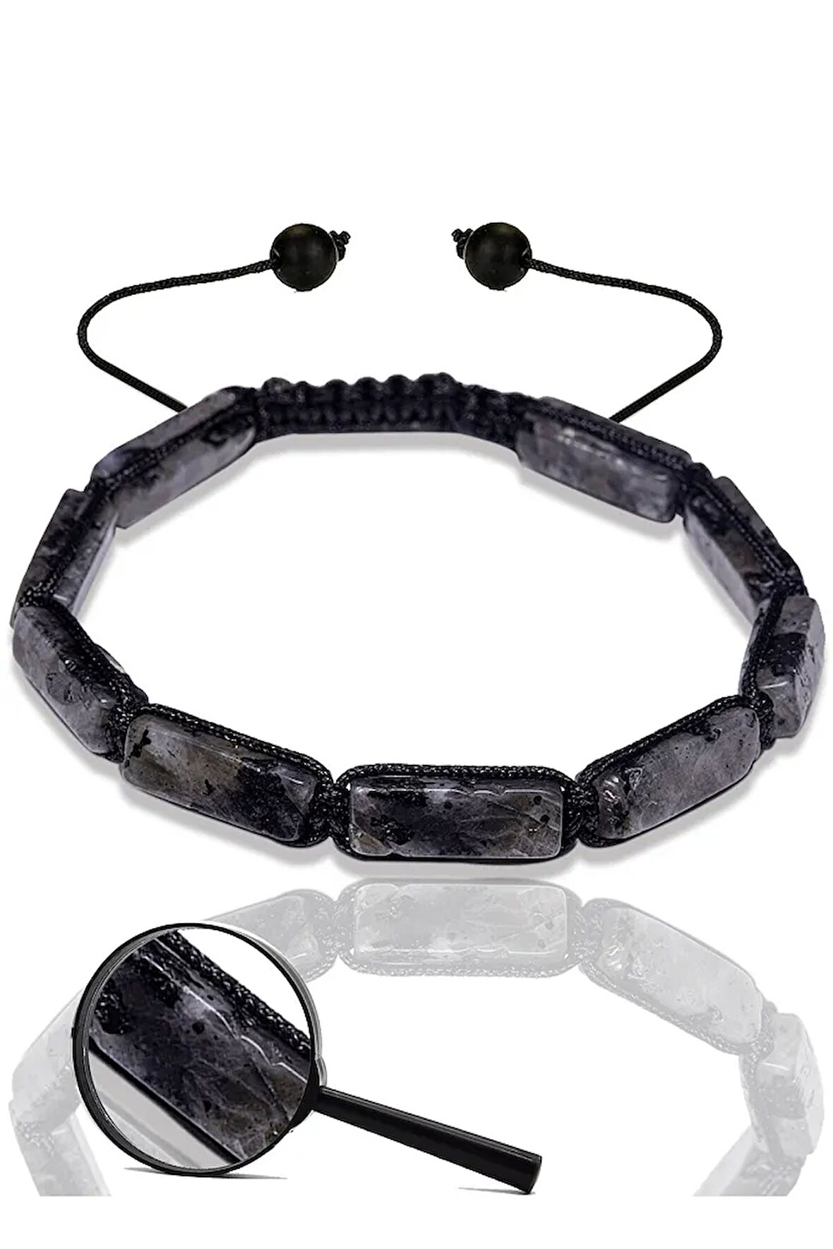 Sertifikalı Labradorit Taşı Doğal Taş Bileklik