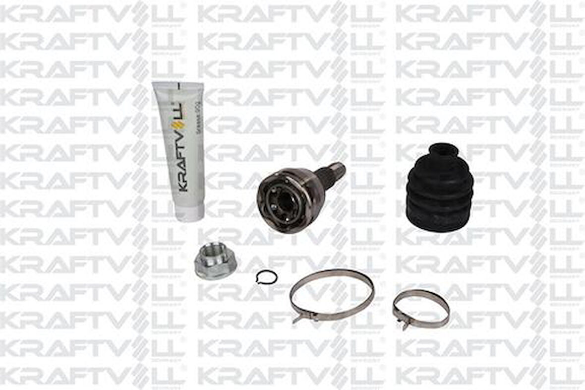 Kraftvoll 1020121 Aks Kafa Tamir Takımı Dış Fıesta IV 1.3 95>02 Ford Ka 1.3 96>02 Mazda 121 III 1.3 96>03 (Diş Freze 25. Teker Tarafı İç Freze 20. Conta Capı 56.5. Uzunluk 137.5Mm)