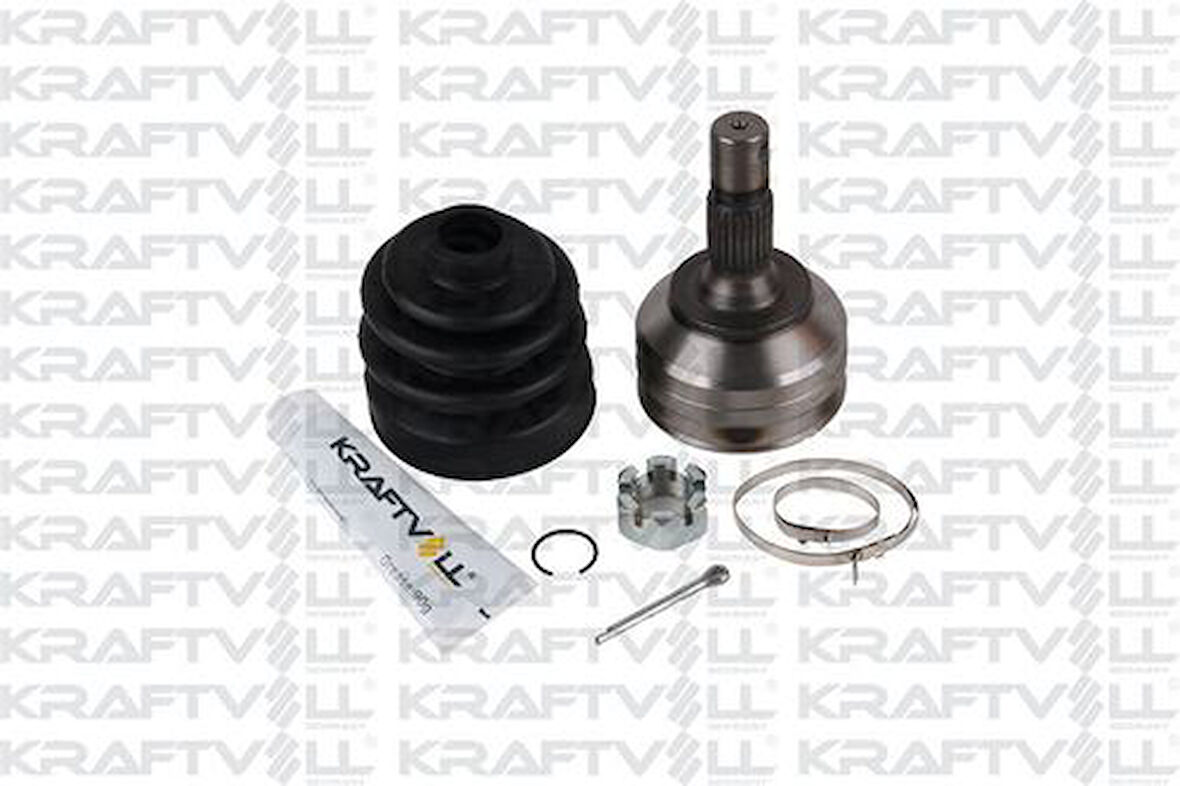 Kraftvoll 1020214 Aks Kafa Tamir Takımı (Diş Freze 25. Teker Tarafı İç Freze 34. Conta Capı 58.50 Boy 134Mm) Partner Tepe Berlıngo III C4 Pıcasso Mc Şanzıman (6 Ilerı)