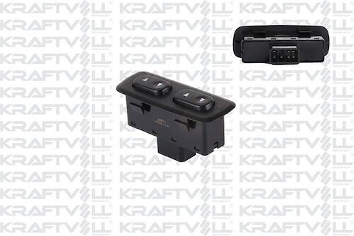 Kraftvoll 04050040 Cam Düğmesi Açma Kapama Hyundai Accent 95-00 Sol Ön Çiftli (2 Tus) 7 Fıs 9357022000