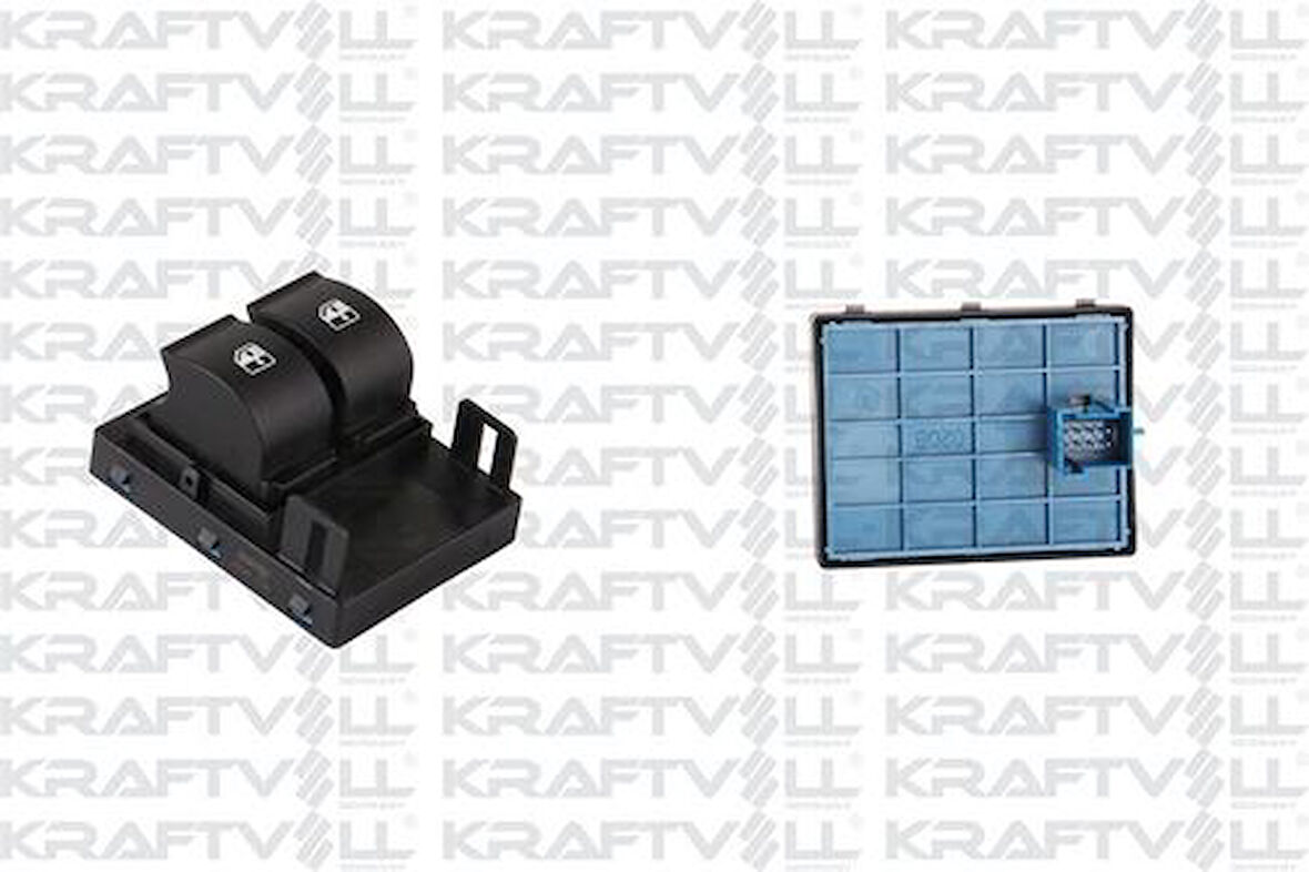 Kraftvoll 04050087 Cam Açma Anahtar Kumanda Anahtarı Sol Fiorino Bipper Nemo 08- Doblo 10-Çiftli Çerçevesiz 735518654