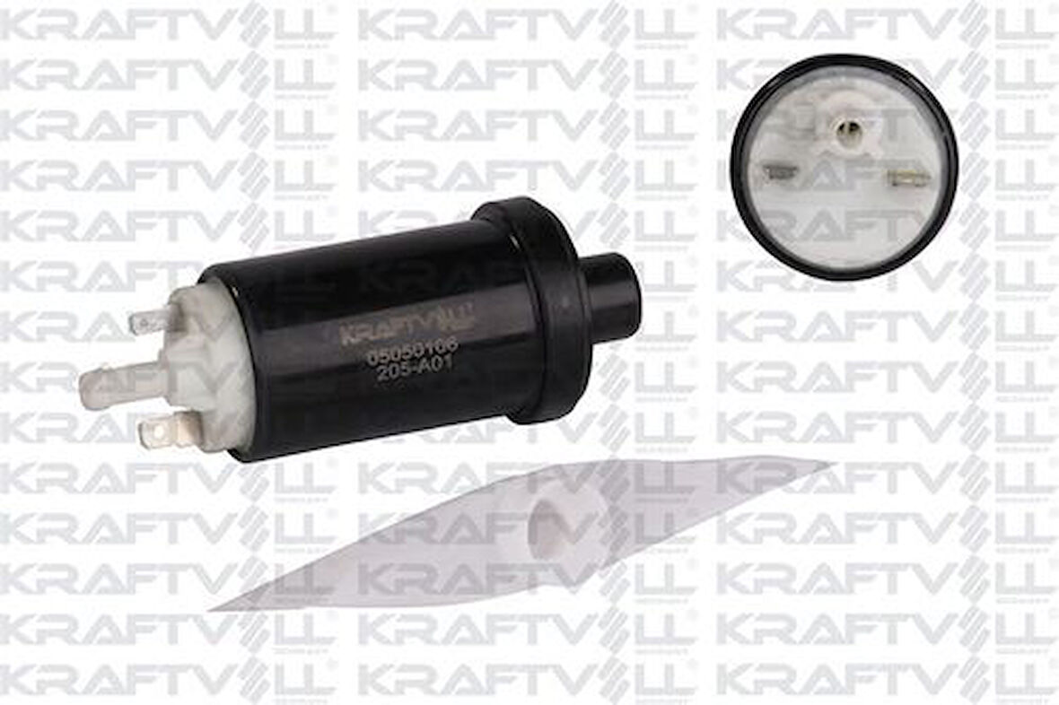 Kraftvoll 05050106 Yakıt Pompası Uno Brava Citroen Corsa B 1 Bar 110 L H Filtrelı 580453514