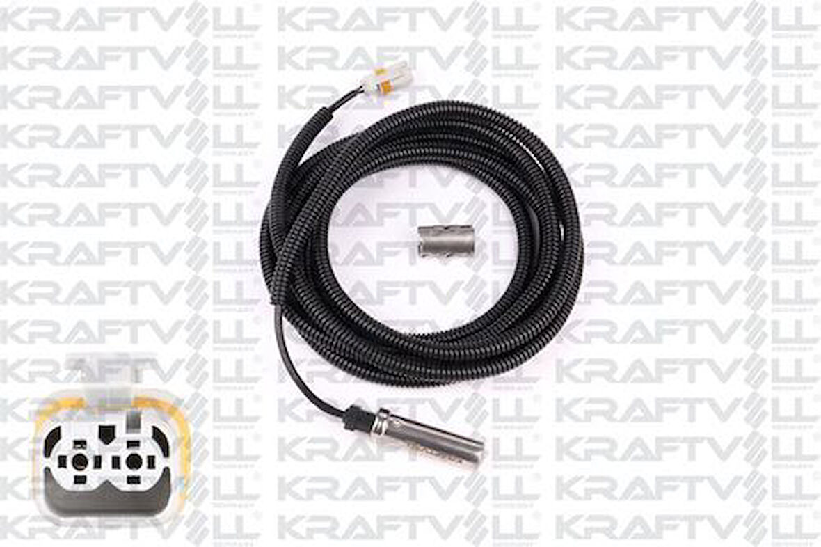 Kraftvoll 05090499 ABS Sensörü Arka Sol Disk Tip A Tipi Gri Fıs (Spıral Korumalı) Man TGL I 12.180 TGM I 15.280 3000mm-2 Pin 4410329870