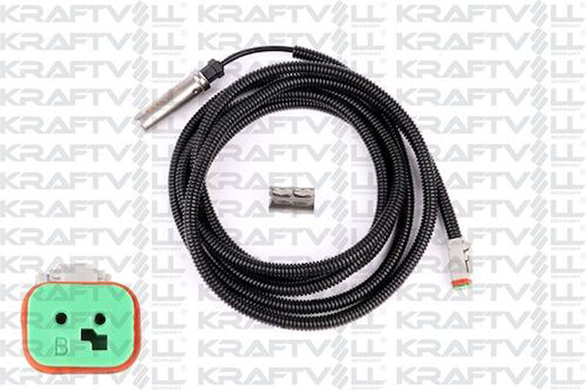 Kraftvoll 05090515 ABS Sensörü Ön Sağ Disk Tip A Tipi Fıs (Spıral Korumalı) Scania P.G.R.T.-Seri 04-2675mm-2 Pin 4410329010