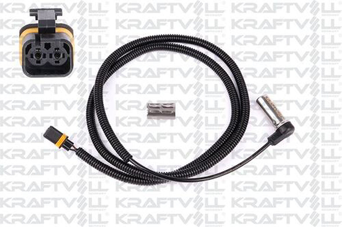Kraftvoll 5090629 Abs Sensöru Ön Sağ L Tıp Kampana Tıp B Tipi Sıyah Fıs (Spıral Korumalı) Man Tgl 12.180 D0834 Tgm D0836 04> 1320 Mm-2 Pın