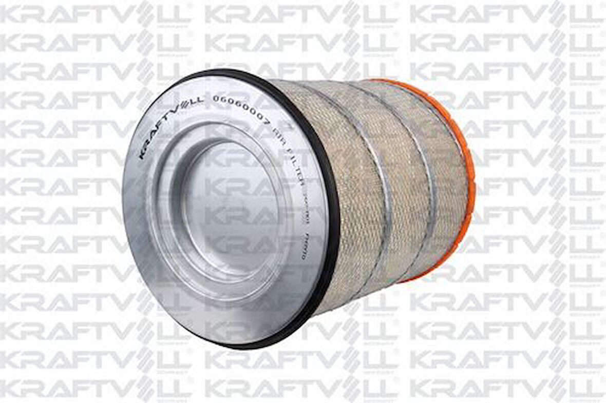 Kraftvoll 06060007 Hava Filtresi Diş Volvo FH 400 440 480 500 520 05-Fh12 420 93-05 460 98-FM 440 460 05-FM12 420 98-05 Fm460 500 10- 21834210