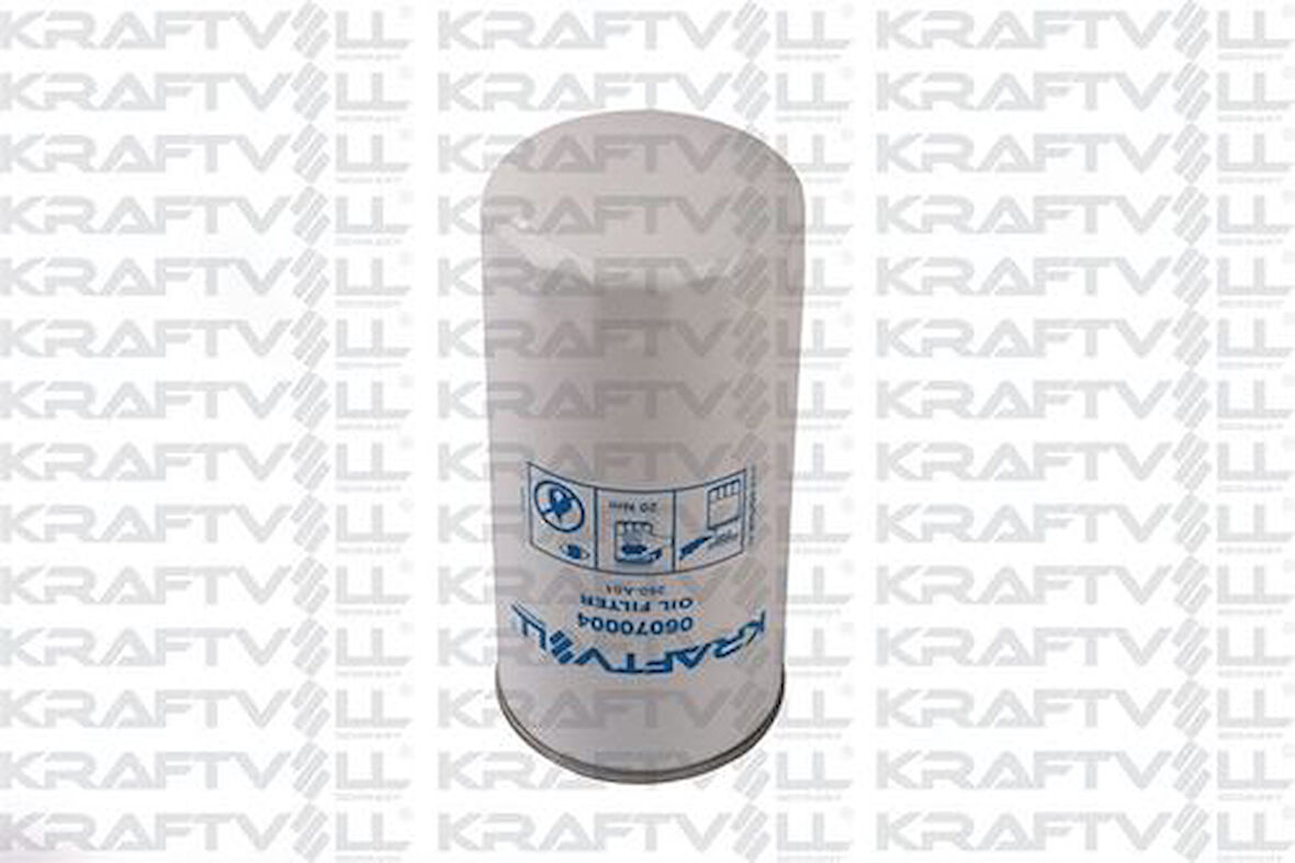 Kraftvoll 06070004 Yağ Filtresi Uzun (Bakım) - Ford Cargo 2524-3230-1838 H298-H475 MEMC466744AA