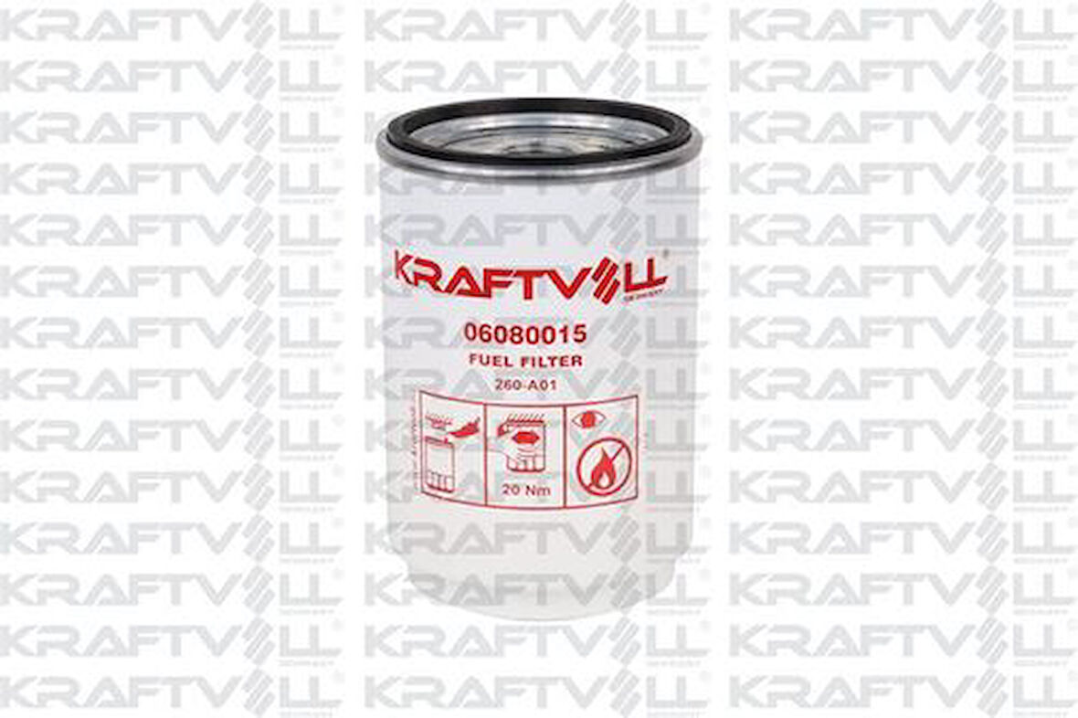 Kraftvoll 06080015 Separ Filtre Volvo FH 400 440 480 500 520 05-Fh16 540 03-FM 440 460 05-FM460 500 10-Euro 4-5 Renault Kera370 410 450 05- 20745605