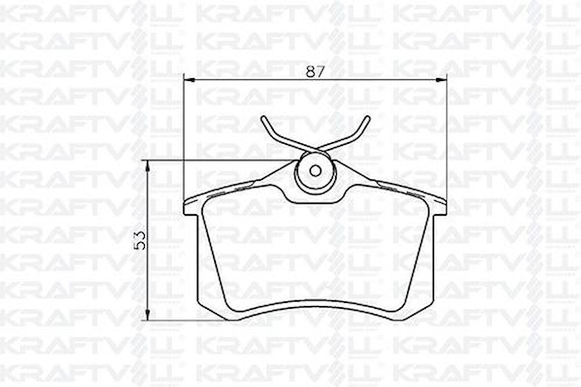 Kraftvoll 7010012 Fren Balatası Arka Golf IV Bora Audı A1 A3 A4 A6 A8 Altea Cordoba Ibıza III IV V Megane II III Megane IV Hb Fluence C3 P307 P1007 Partner II Berlıngo II C3 Pıcasso C3 III Ds3 P207 1.4I 1.6I 16V 2.0I 2.0Hd P308 C4 P807 C7