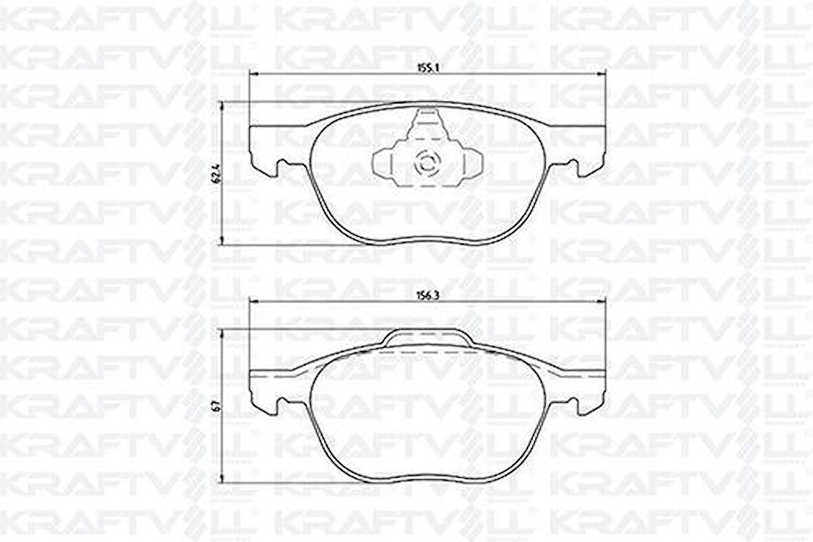 Kraftvoll 7010033 Ön Fren Balatası Mazda 3 03> Mazda 3 09> Mazda 5 05> Mazda 5 10> Focus II 04 > Focus II C Ma04>07 C Ma07 > Focus III 11 > 1.6Eco 1.6Tdcı 1.8Tdcı 2.0Tdcı Kuga 2.0Tdcı 07 > Mazda III Mazda V Volvo C30 C70 II S40 II V50 03>