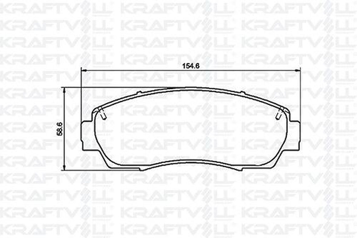 Kraftvoll 7010091 Fren Balatası Ön Cr-V 2.4 12 > Cr-V 1.6 Dtec 15 > Cr-V 2.2 Dtec 12 >
