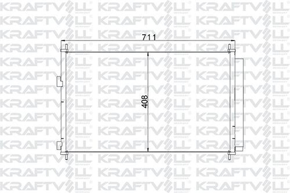 Kraftvoll 08060005 Klima Radyatörü (Kondanser) RAV4 05-(710x405x16) 8846042100