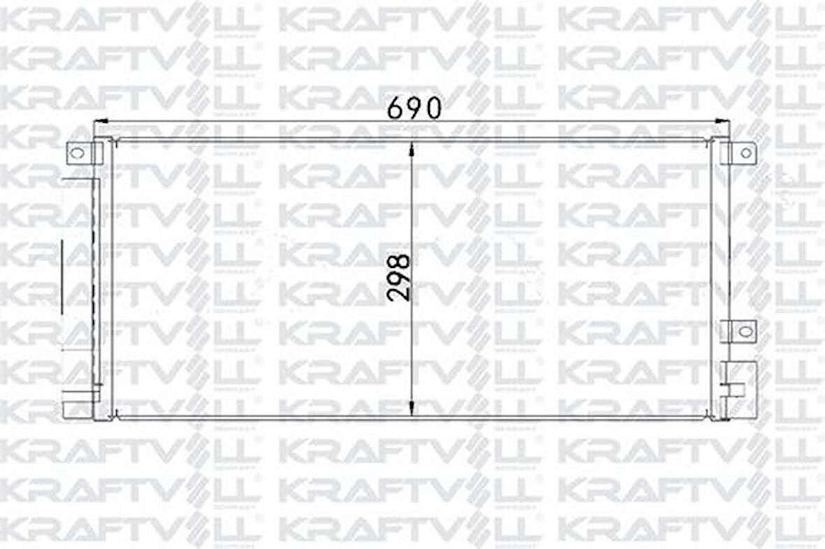 Kraftvoll 08060144 Klima Radyatörü Opel Mokka A14Net B14Net 1850273