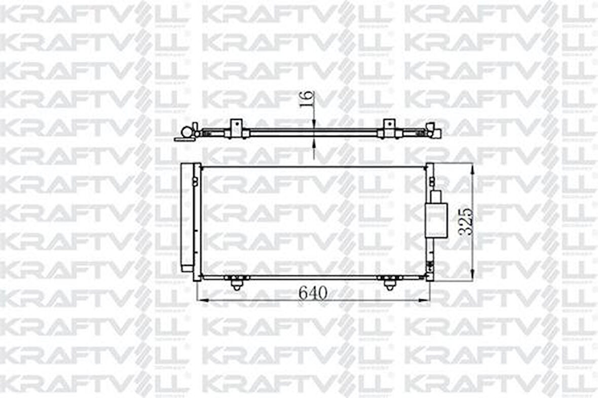 Kraftvoll 08060182 Klima Radyatörü Forester 2.0 2008-2013 Impreza 2012-2016 XV 2012-640x298x15 73210FG000