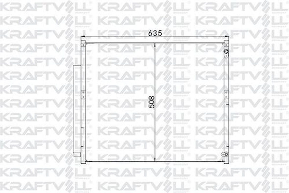 Kraftvoll 08060187 Klima Radyatörü Toyota Land Cruiser 4.0 03-08 3515.0