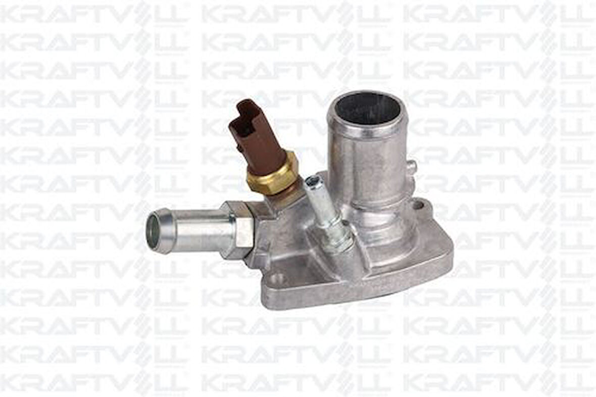 Kraftvoll 08100062 Termostat (Komple) (88C) Albea Doblo Linea Punto Idea Bravo 500 1.4 Benzinli (Müşürlu) 55193669