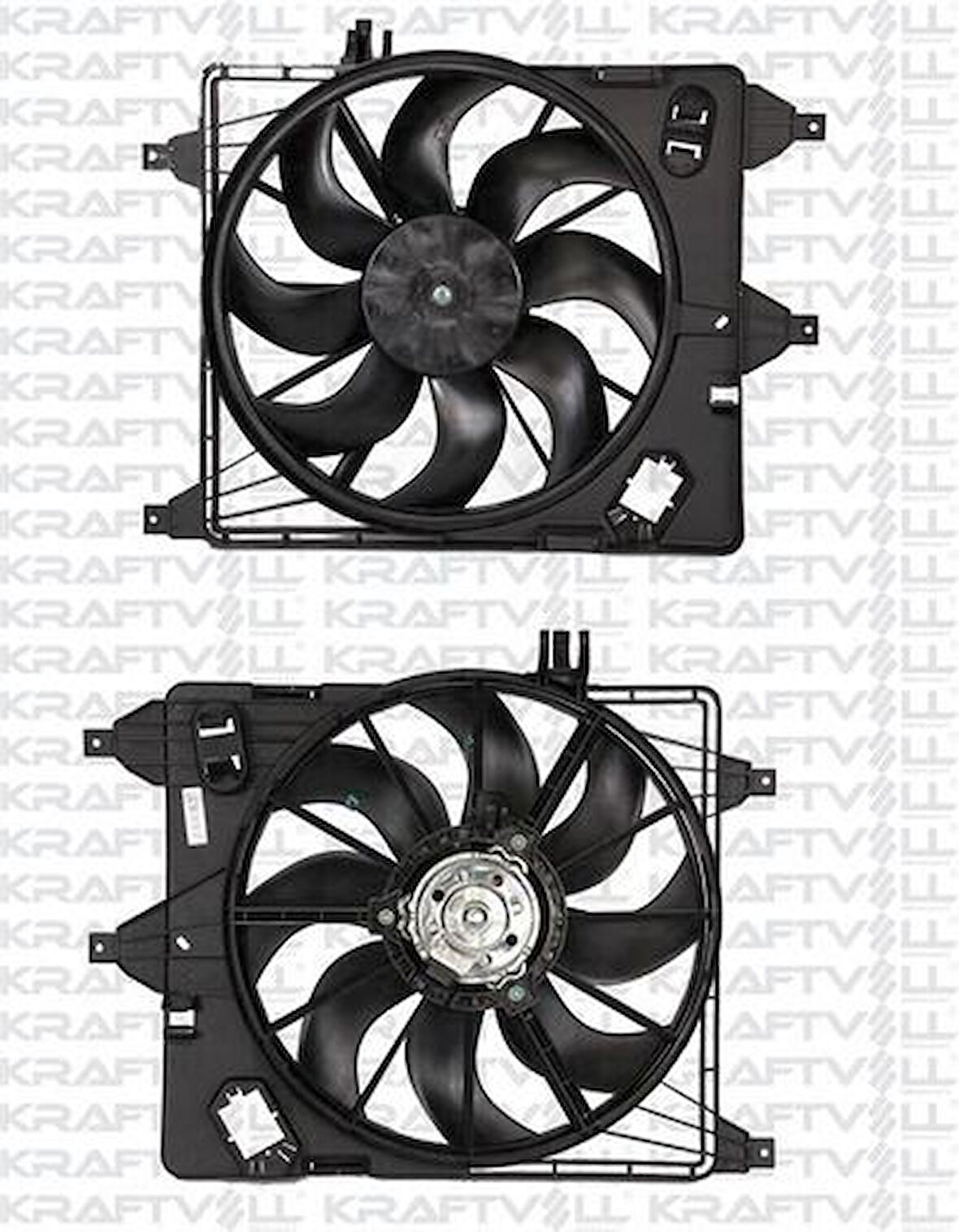 Kraftvoll 08120003 Radyatör Fan Motoru Clio II 98-08 Clio Symbol (Thalia) 02-08 1.2 16V 1.4 16V 7701070294