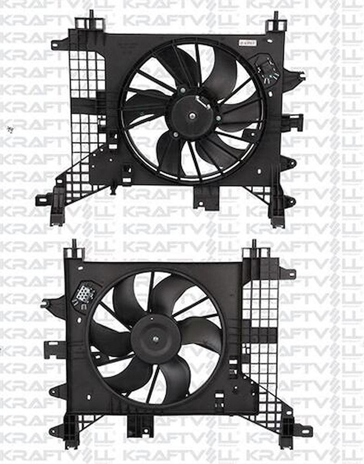 Kraftvoll 08120006 Radyatör Fan Motoru Davlumbazlı Duster 1.5 DCI 1.6 16V 10- 214814567R