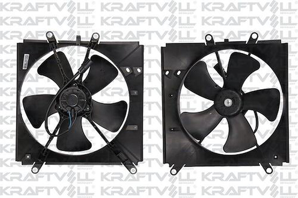 Kraftvoll 08120062 Radyatör Fanı Komple Toyota Corolla 1.3 1.6 1992-1997 (AE101 Kasa) 1671115271