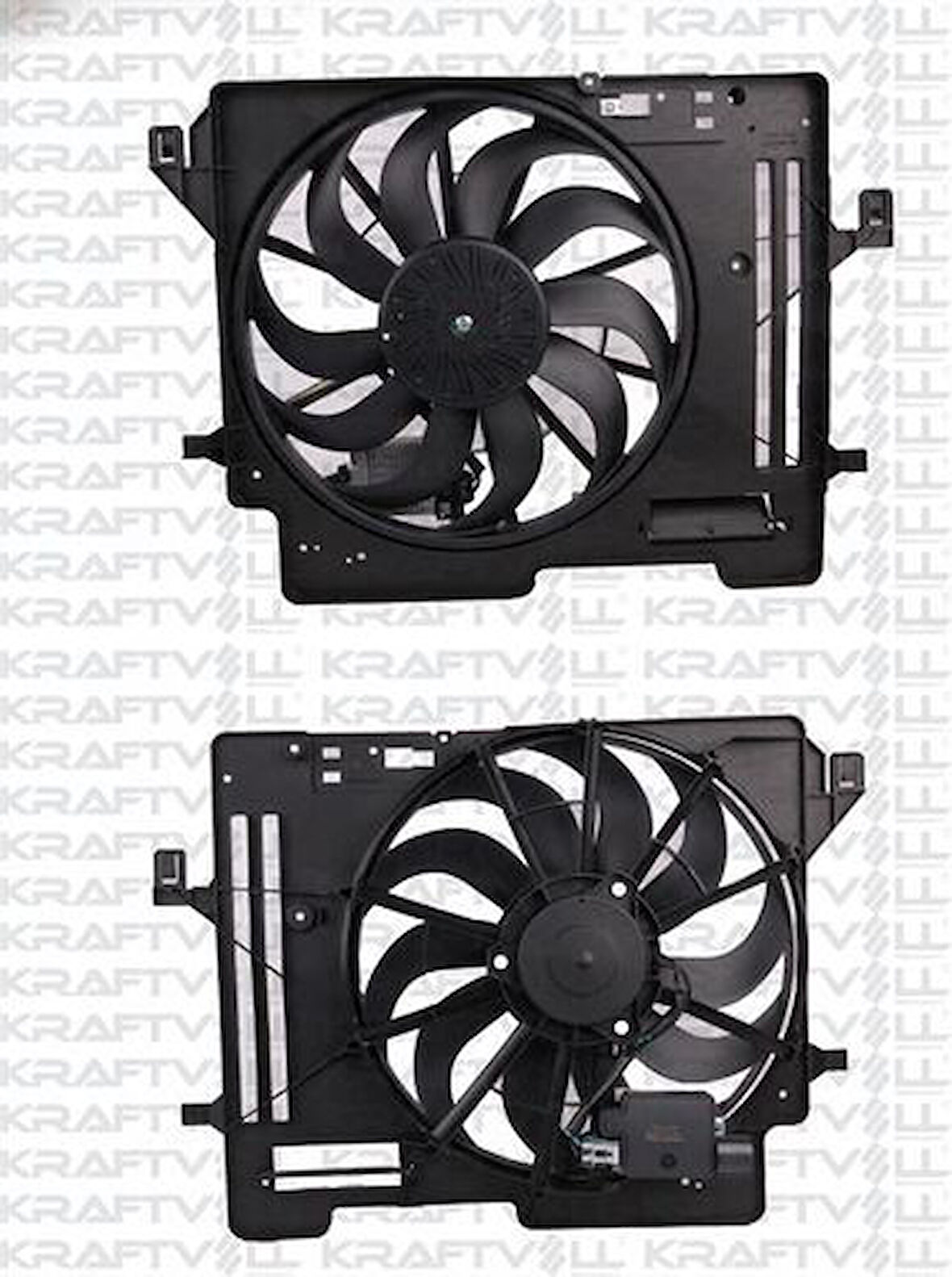 Kraftvoll 08120088 Fan Radyatörü Ford Focus III 14-17 Yeni Connect 14-Kuga II 14-17 1.5 TDCI Otomatik F1F18C607HE