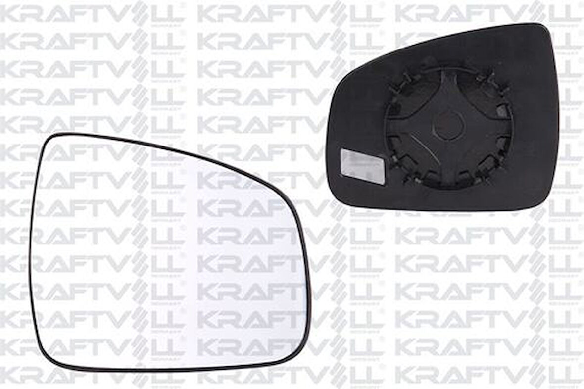 Kraftvoll 09080008 Dış Dikiz Ayna Camı Mekanik Convex Camlı Sağ Logan II-Sandero II 07- 6001549675