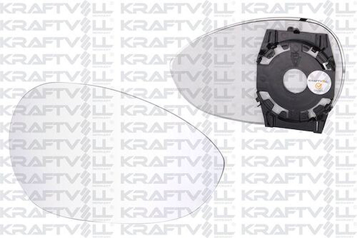 Kraftvoll 09080026 Dış Dikiz Ayna Camı Mekanik Convex Camlı Sağ Grande Punto-Linea 71740495