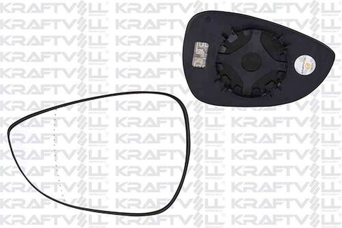 Kraftvoll 09080037 Ayna Camı Sol Elektrikli Asferik Camlı Fiesta 08- 8A6117K741BD