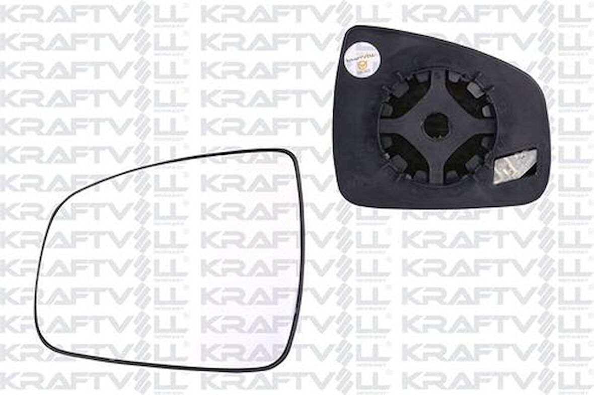 Kraftvoll 09080129 Dış Dikiz Ayna Camı Elektrikli Isıtmalı Convex Camlı Sol Clio Symbol 13- 