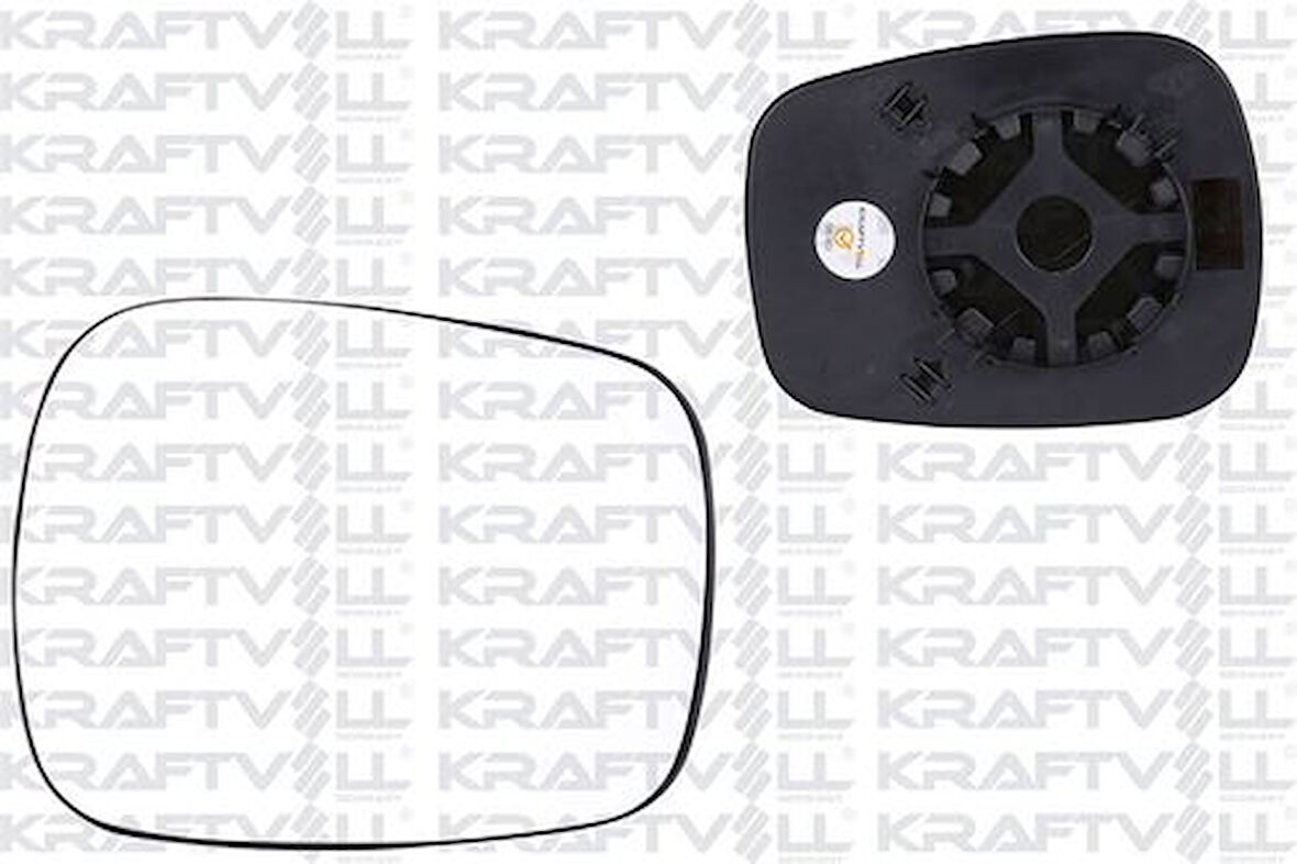 Kraftvoll 09080133 Dış Dikiz Ayna Camı Mekanik Convex Camlı Sağ-Sol Kangoo 02-07 