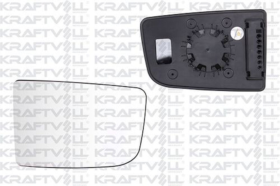 Kraftvoll 09080186 Dış Dikiz Ayna Camı Mekanik Sağ Convex Camlı Crafter-Sprinter (06-) 28112033