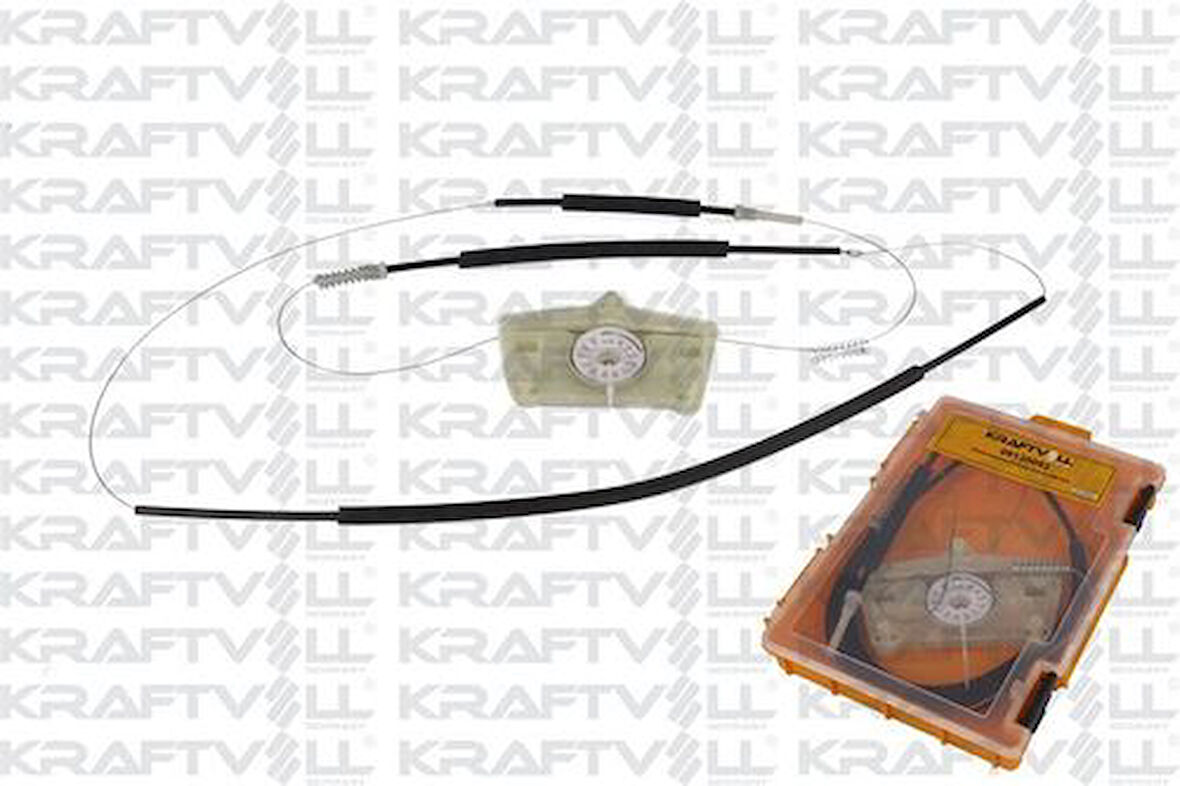 Kraftvoll 09120092 Cam Mekanizmasının Önarım Seti Sağ Arka Sarmalı Kutulu Q7 06-14 4L0839462