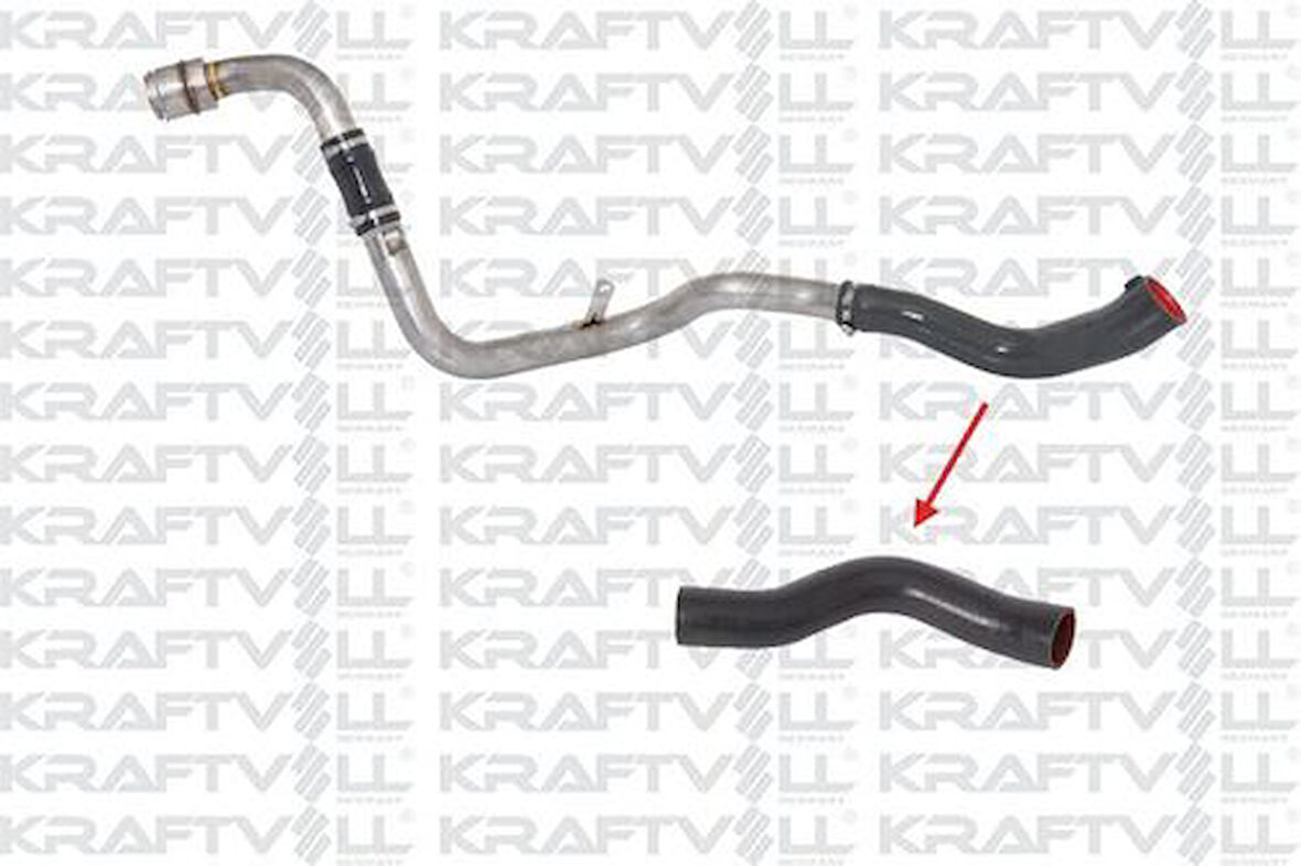 Kraftvoll 10030627 Turbo Hortumu Büyük Metal Boru Hariç Logan 1.5DCI K9K 144608304R2