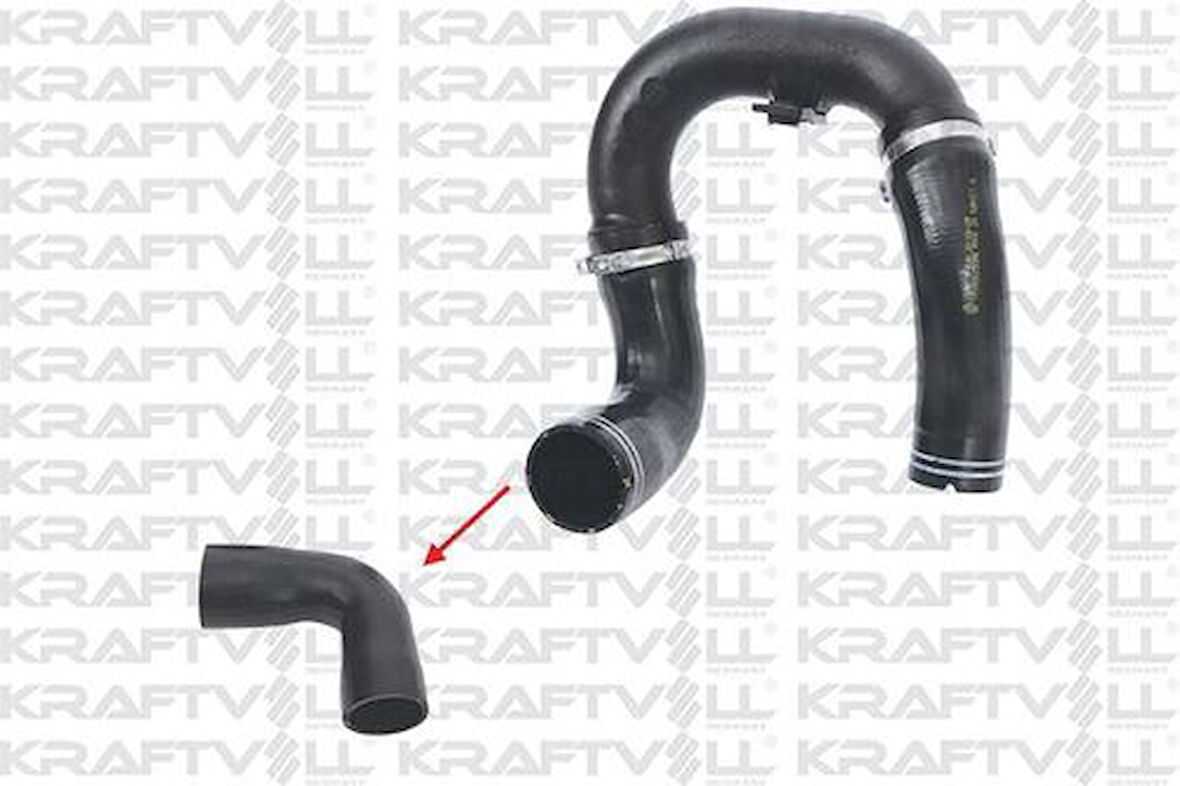 Kraftvoll 10030873 Turbo Hortumu Büyük Plastik Parça Hariç Doblo 1.6 2.0 Multijet 09- 51832089