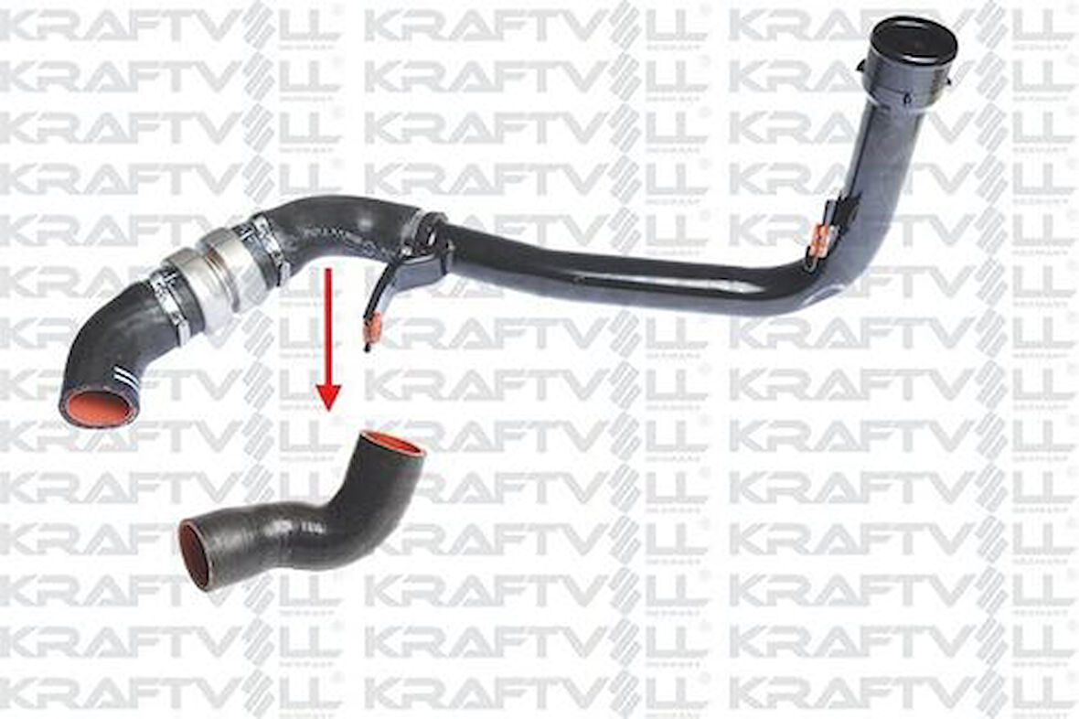 Kraftvoll 10031190 Turbo Intercoolerer Hortumu (Orta Küçük) Boxer III Jumper III 2.2HDI E5 12-Ducato III 2.3JTD 12- 1366746080