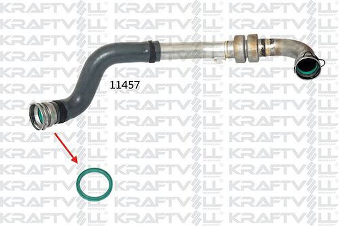 Kraftvoll 10031392 Turbo Hortum Contası Megane III 1.5 DCI Fluence 1.5 DCI 7701070785