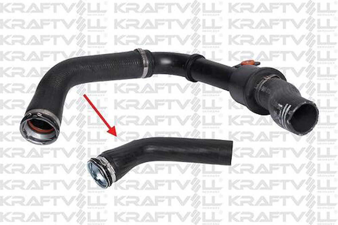 Kraftvoll 10032400 Turbo Hortumu Büyük Plastik Parça Hariç Alfa Romeo Giulietta 1.3 50517509