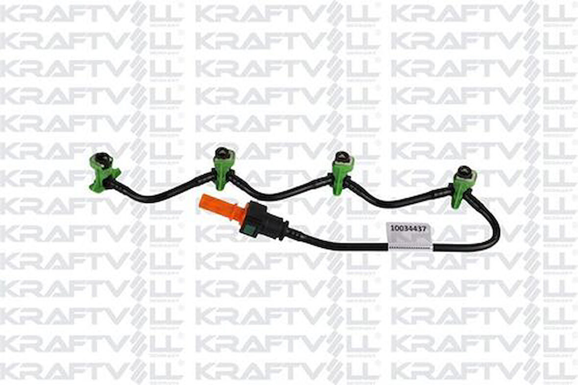 Kraftvoll 10034437 Enjektör Geri Dönüş Borusu Focus C-Max 1.6 TDCI AV6Q9K022AB