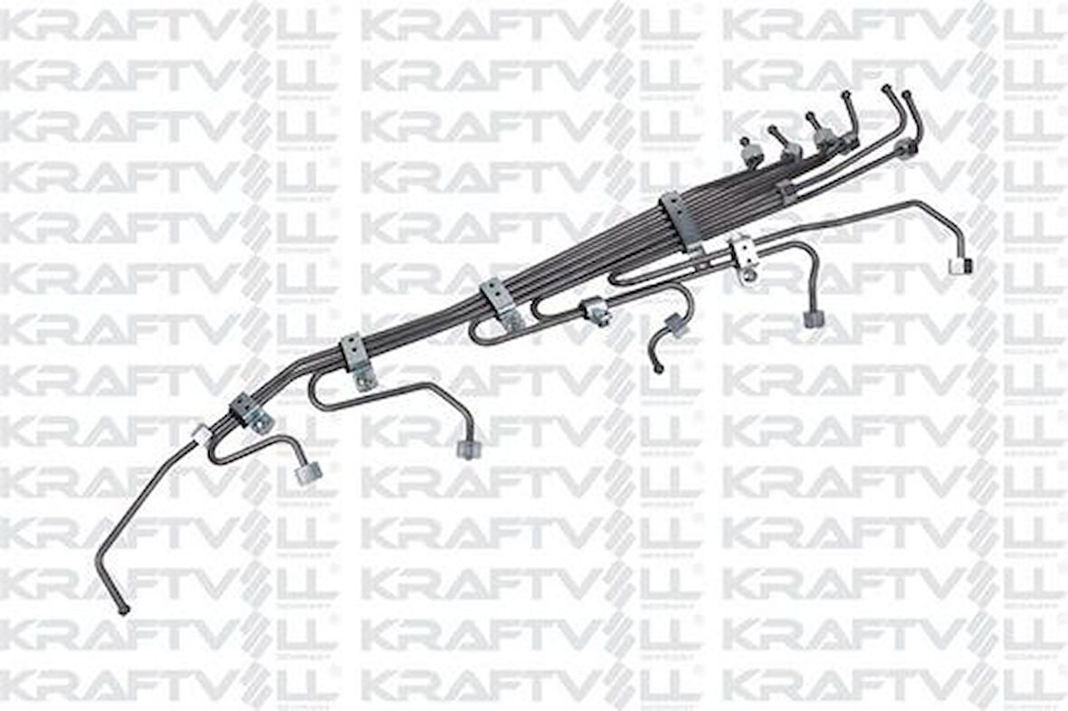 Kraftvoll 10040344 Enjektör Borusu Takımı Kelepçelı MAN Tga18.410-459 51103006023