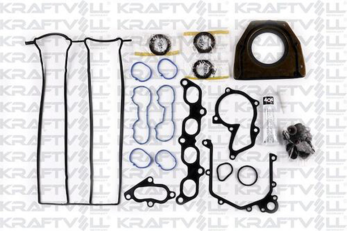 Kraftvoll 12010030 Motor Takım Conta (Skt Kecelı Subap Lastıklı) S.K.C Harıc Fıesta V 03>08 Fusıon 03>12 1.25 1.4 16V 1.6 16V Focus 98>05 Focus II 03>07 Focus II C Ma04>07 1.4 16V 1.6 Zetec S Efı Pfı 16V