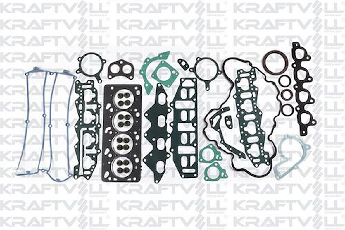 Kraftvoll 12010034 Motor Takım Contası (Skt Kecelı Subap Lastıklı) S.K.C Dahıl Escort 95>00 Mondeo II 1.8 Zetec E 16V 105Ps 115Ps 130Ps 92>01