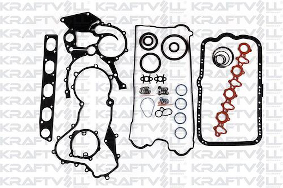 Kraftvoll 12010052 Motor Takım Contası Skt Keçeli Sıvı Contalı Master G9U 2.2 2.5DCI (Silindir Kapak Contasız) 7701477813