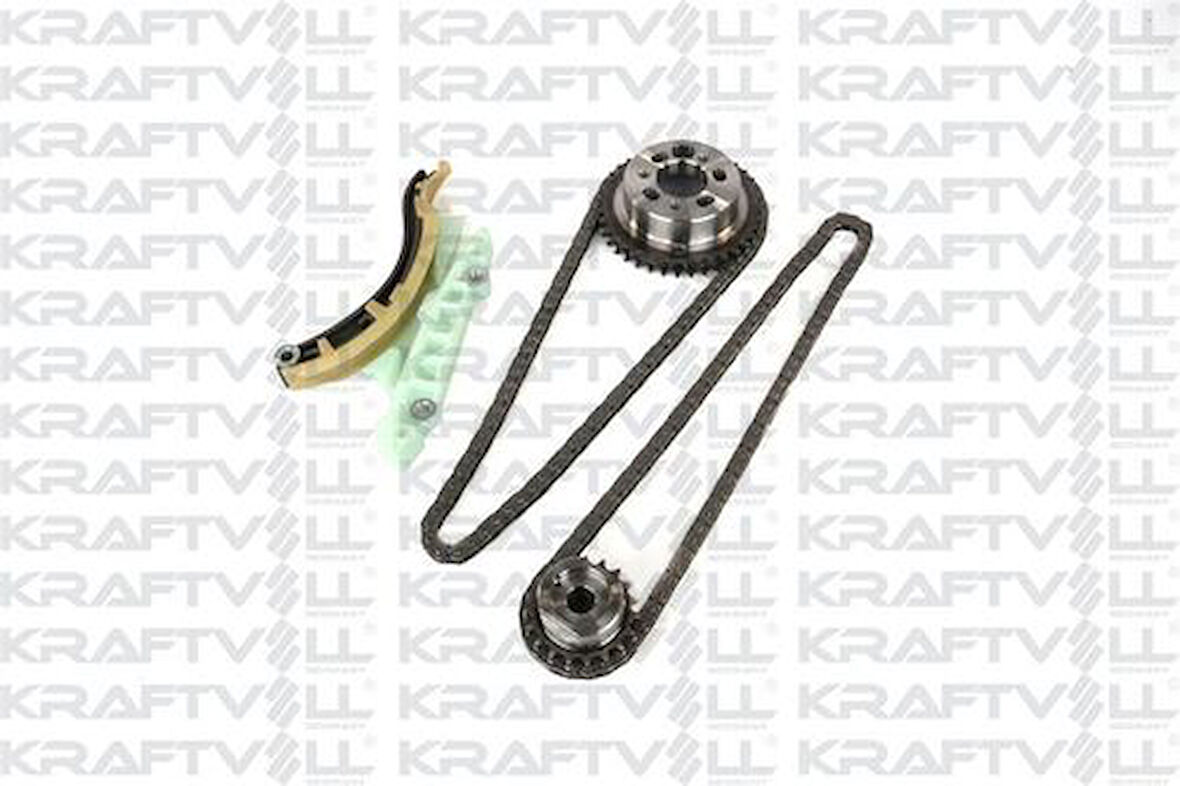 Kraftvoll 12100057 Eksantrik Zincir Gergi Kiti Connect 1.8TDCI 08-14 Focus C-Max s Magalxy 1.8TDCI 02-06 2M5Q6P250AB