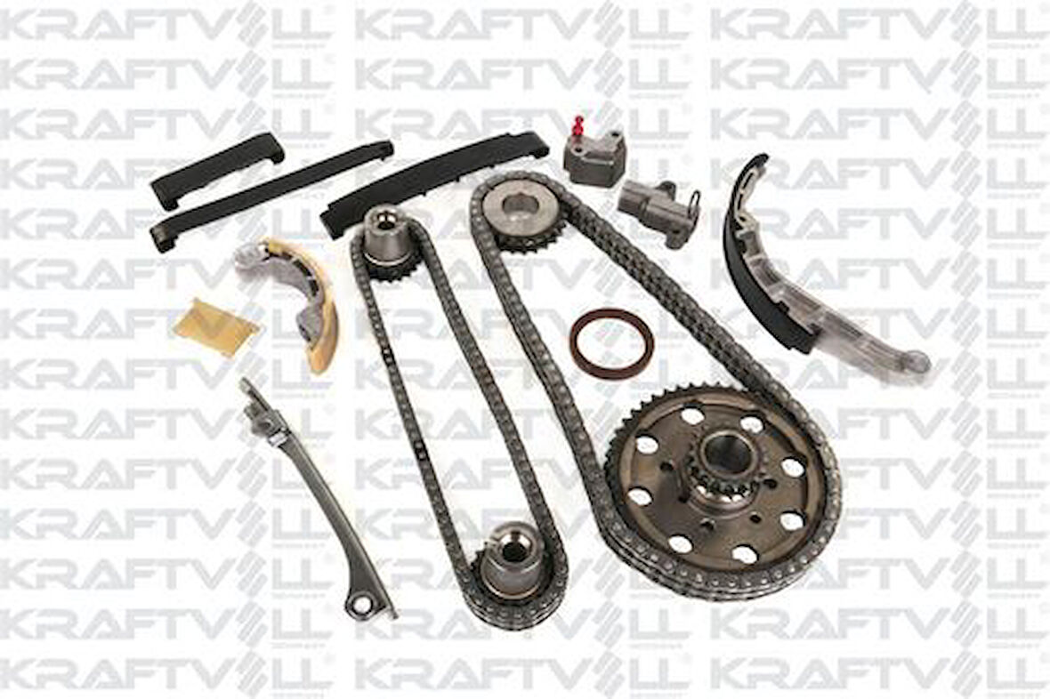 Kraftvoll 12100078 Eksantrik Zincir Seti Nissan Pickup Skystar D22 D23 2002 2006 (Yd25DDTI) 13028AD202