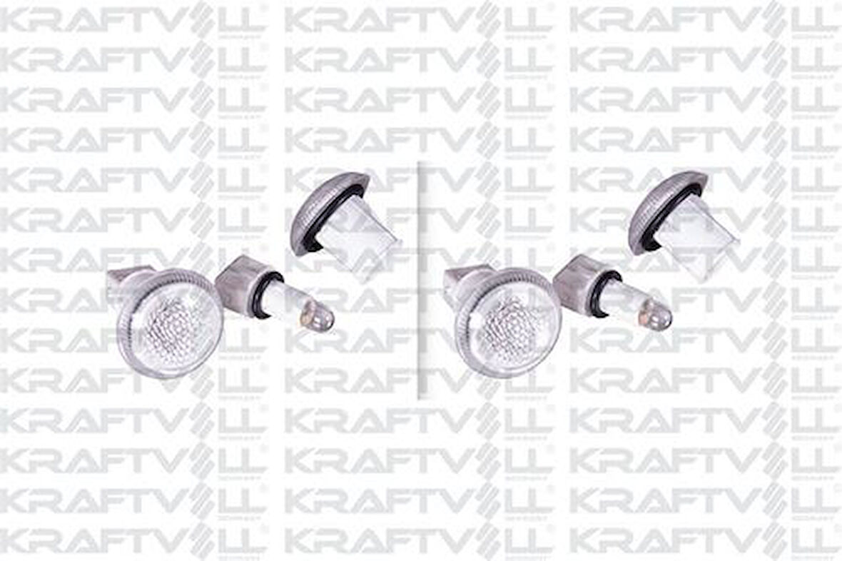 Kraftvoll 21030564 Çamurluk Sinyali Seffaf Camlı Ford Connect 02-12 Courier 14-(Duylu) 9T1613K376AA